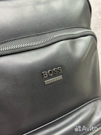 Рюкзак кожаный мужской hugo boss люкс