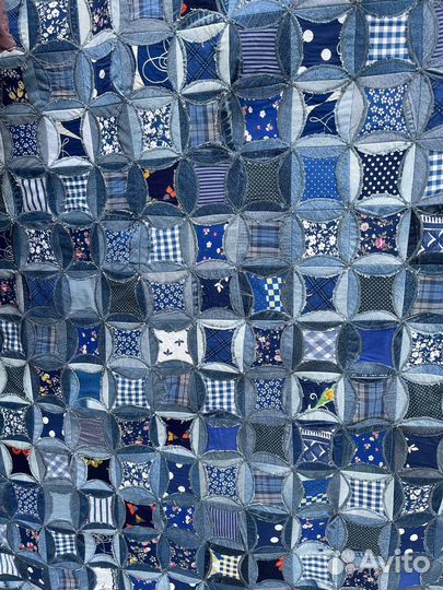 Покрывало ручной работы плед с чехлами