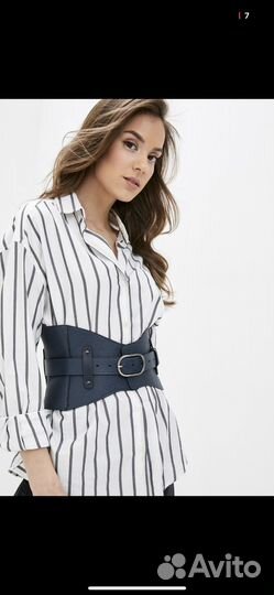 Пояс корсет кожа