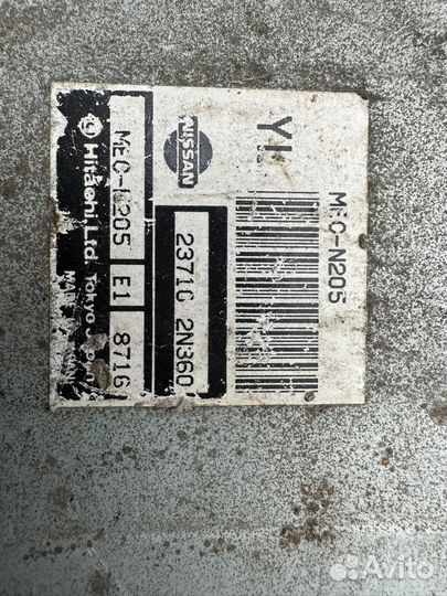 Эбу(мозги) nissan примера р11, альмера n15