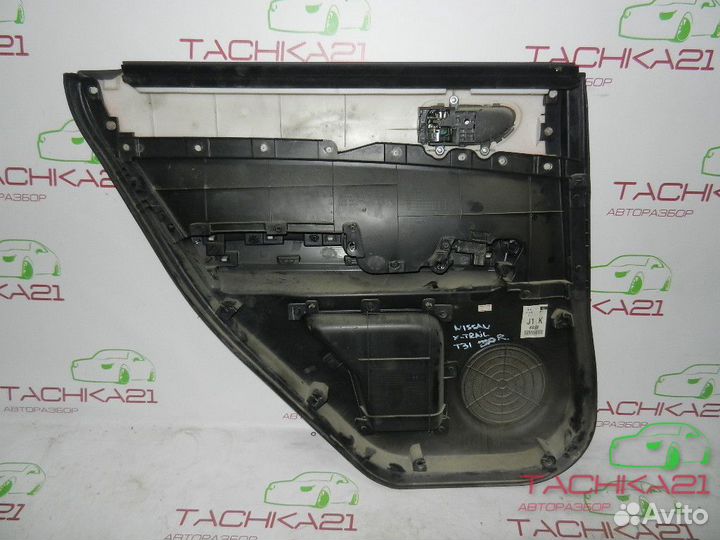 Обшивка двери задней правой nissan X-Trail T31