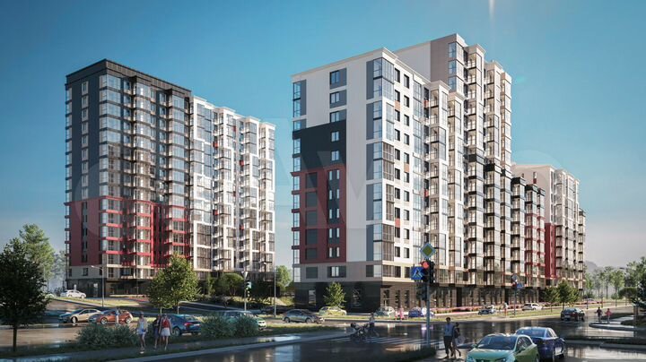 2-к. квартира, 49,5 м², 12/16 эт.