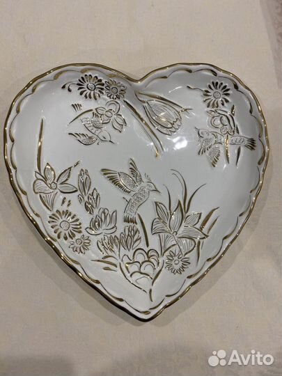 Фарфоровая тарелка 33 см