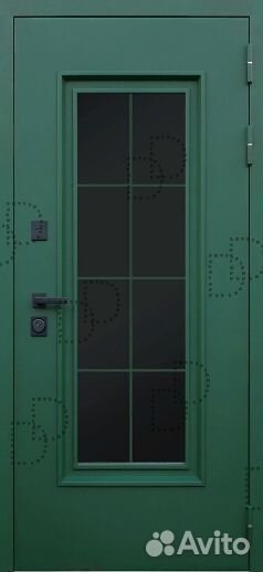 Металлическая входная термодверь с окном DD-181