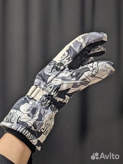 Перчатки горнолыжные зимние мужские сноуборд