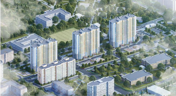 1-к. квартира, 43,1 м², 7/17 эт.