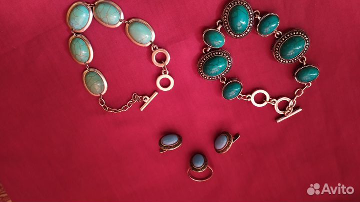 Бижутерия браслеты серьги кольцо