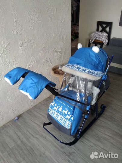 Детские санки коляска Ника