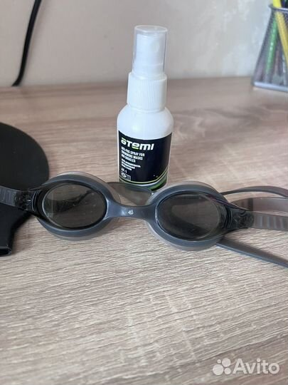 Ласты детские для плавания, очки, шапочка