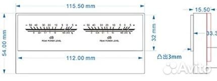 Стрелочные индикаторы для усилителя VU metr