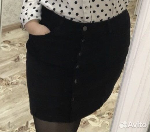 Юбка джинсовая