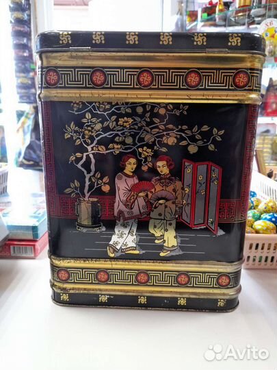 Жестяная банка для весового чая