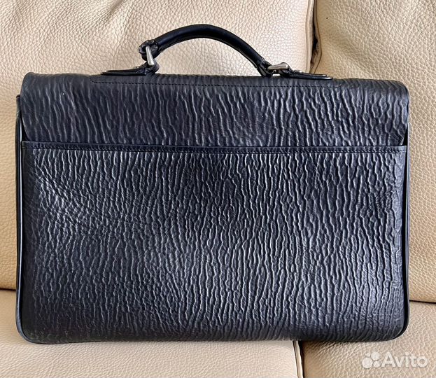 Мужской кожаный портфель италия