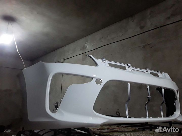 Кузовные запчасти Kia rio 4.17-20 бампер в цвет