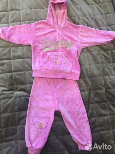 Вещи пакетом на девочку 74р