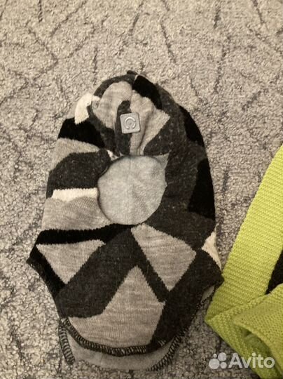 Шапка шлем и шарф crockid