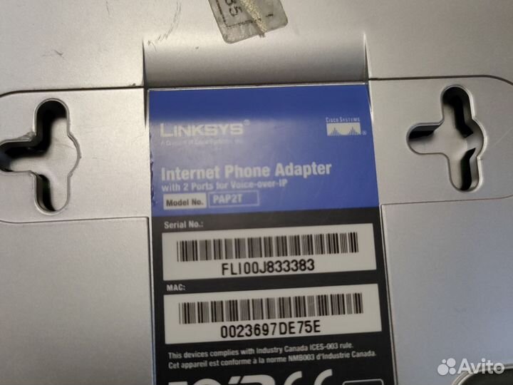 Телефонный адаптер Cisco