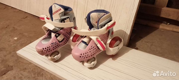 Роликовые коньки детские раздвижные