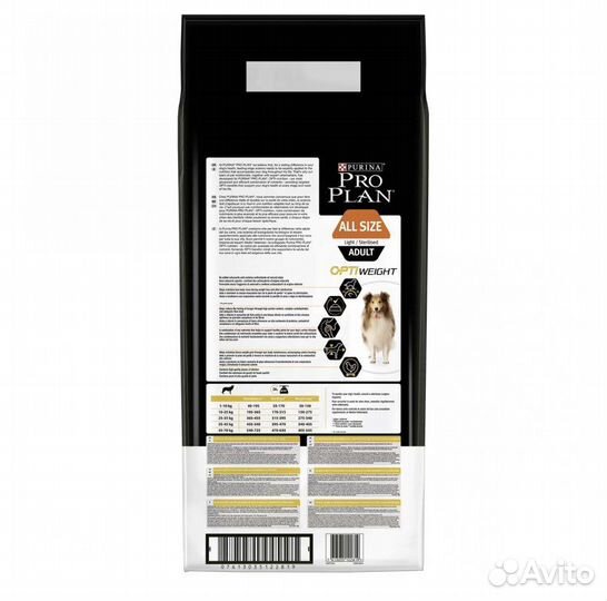 Сухой корм для собак 3кг