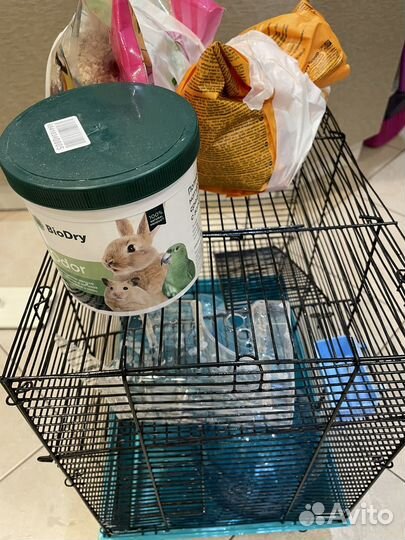 Клетка для хомяка (набор)