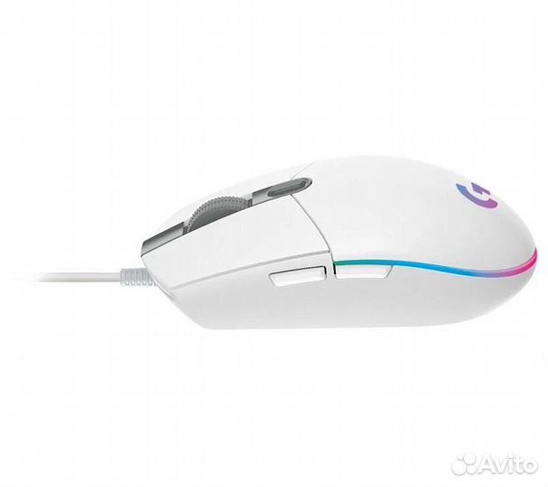 Мышь Logitech G G102 Lightsync, белый