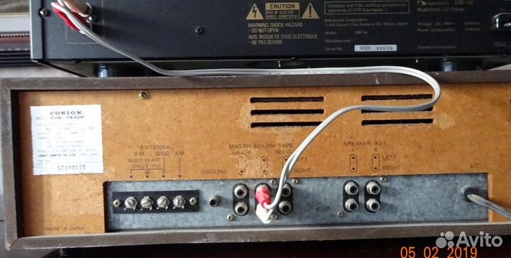 Редкий винтажный Stereo Receiver Conion CHS-7530F