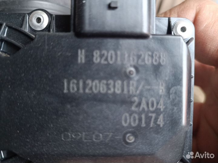 Дроссельная заслонка renault sandero 2 logan2