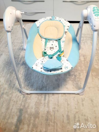 Детские электронные качели для новорожденных