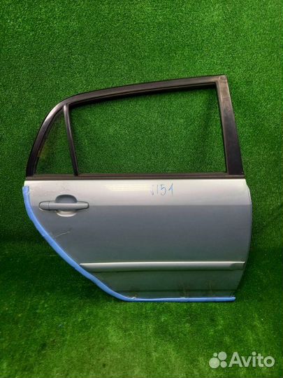 Дверь задняя правая Toyota Corolla ZZE121 3zzfe