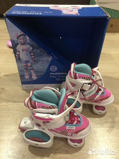 Роликовые коньки детские раздвижные