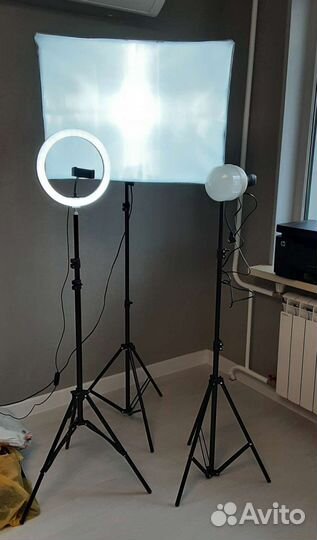 Свет+софтбокс постоянного света, для съемки