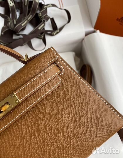 Сумка hermes kelly mini оригинальная кожа