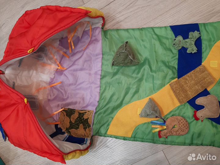 Развивающий домик-коврик 