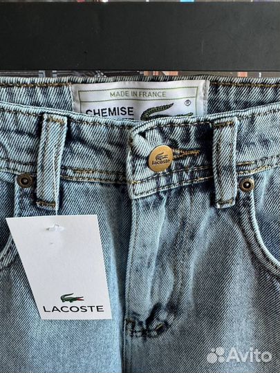 Джинсы Lacoste бананы широкие