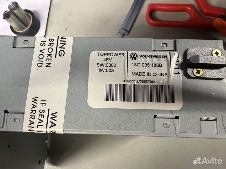 Магнитофон volkswagen polo оригинал