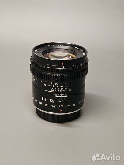 Объектив ttartisan tilt 50 1.4