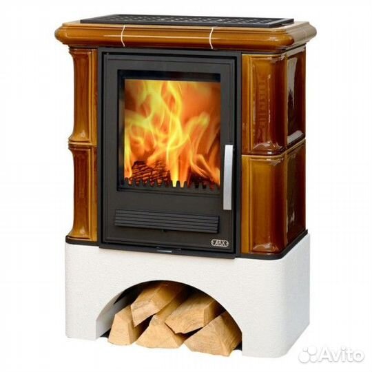 Кафельная печь ABX Bavaria K прямой цоколь, вставк