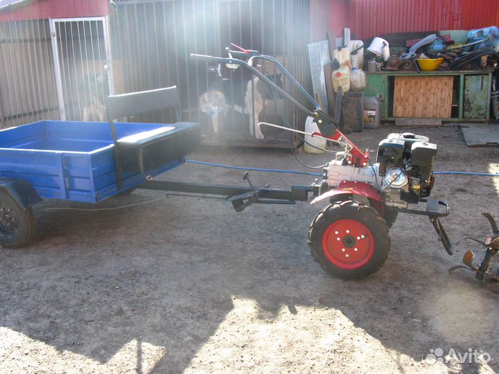 Мотоблоки и культиваторы с прицепом