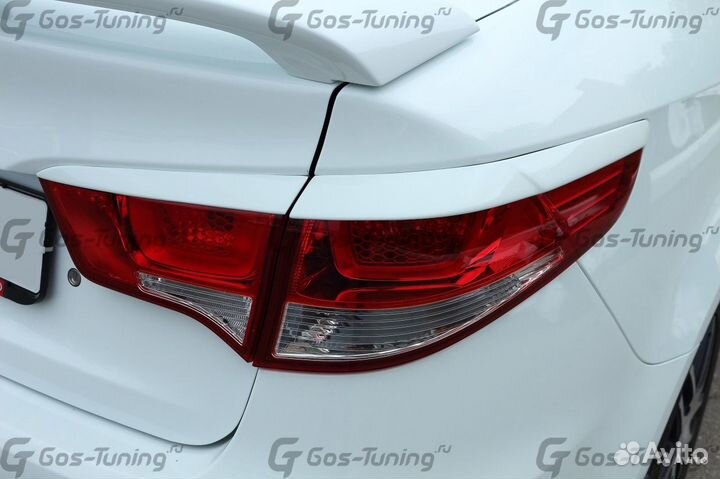 Тюнинг Реснички на Заднюю Оптику для Kia Rio 3