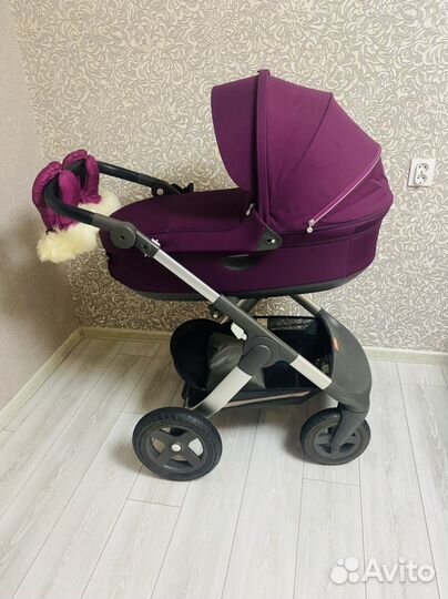 Коляска Stokke trailz люлька(новый логотип)