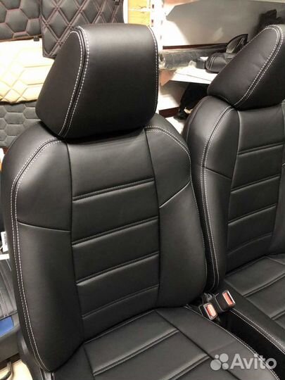 Авточехлы на Тойота Рав 4 черные