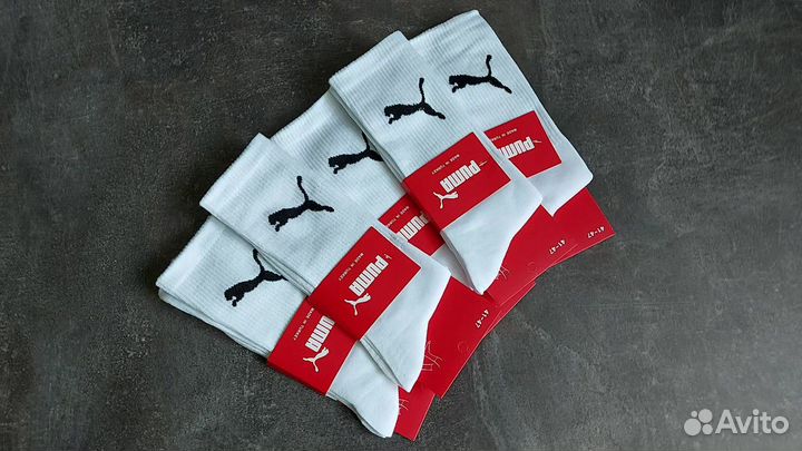 Носки Puma белые спорт