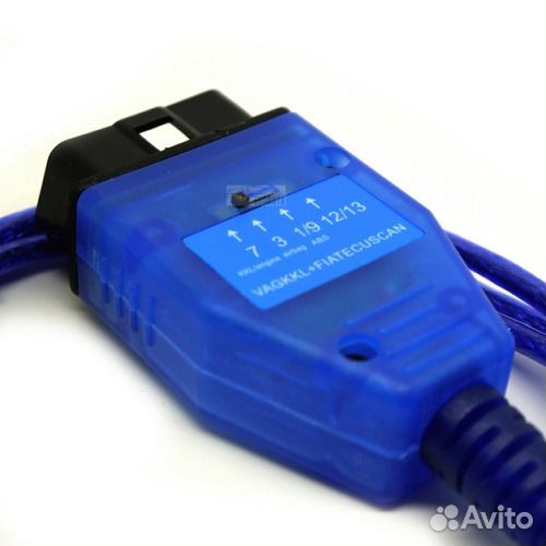VAG COM KKL +fiat ecuscan адаптер с переключателем