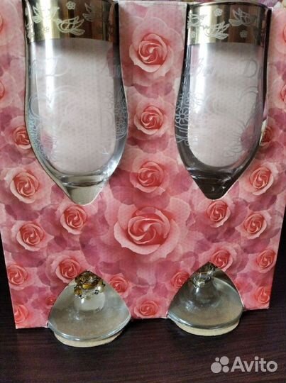 Свадебные бокалы с гравировкой