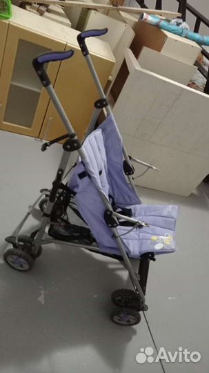 Прогулочная коляска трость бу