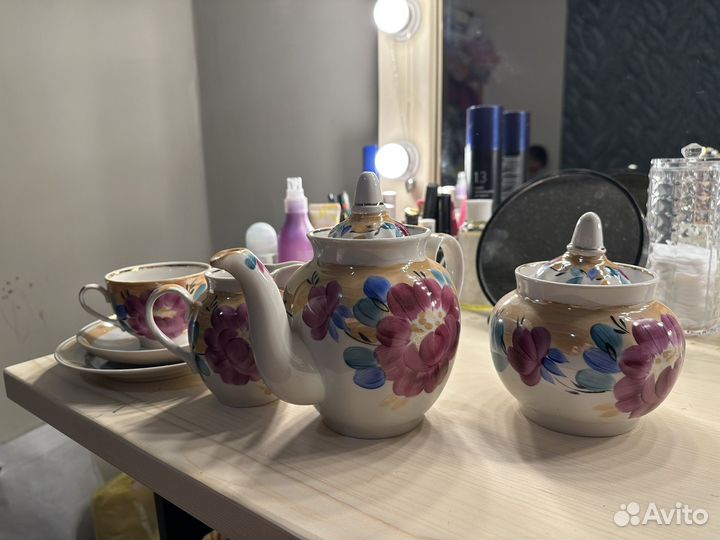 Чайный сервиз Дулево 93г ручная роспись