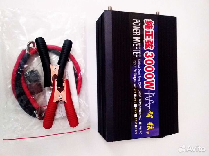 Инвертор с 12 в 220 преобразователь чистый синус