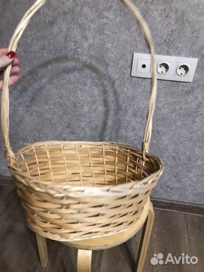 Корзина плетеная