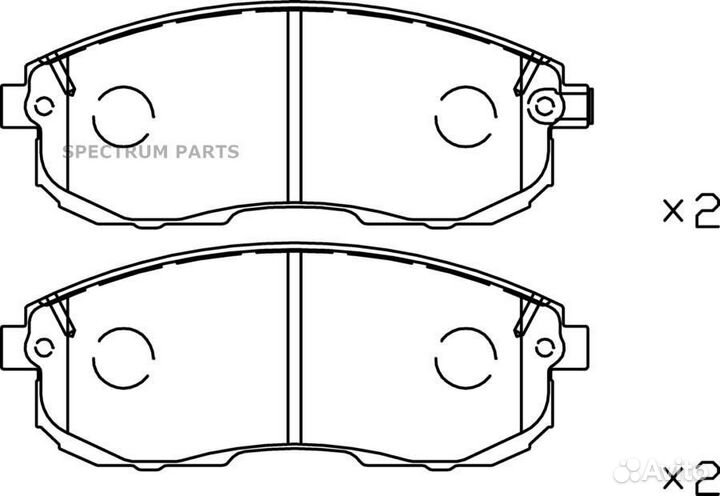 Тормозные колодки FBL AFP FBL AFP505S (AFP505S)
