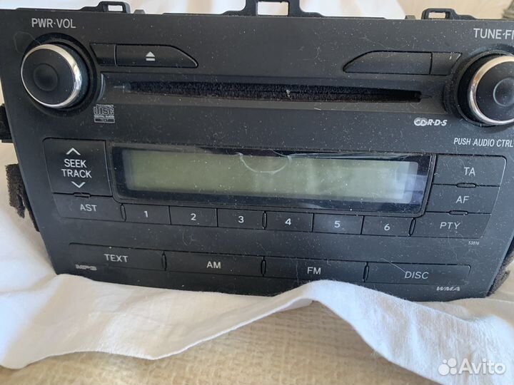 Магнитола Toyota corolla